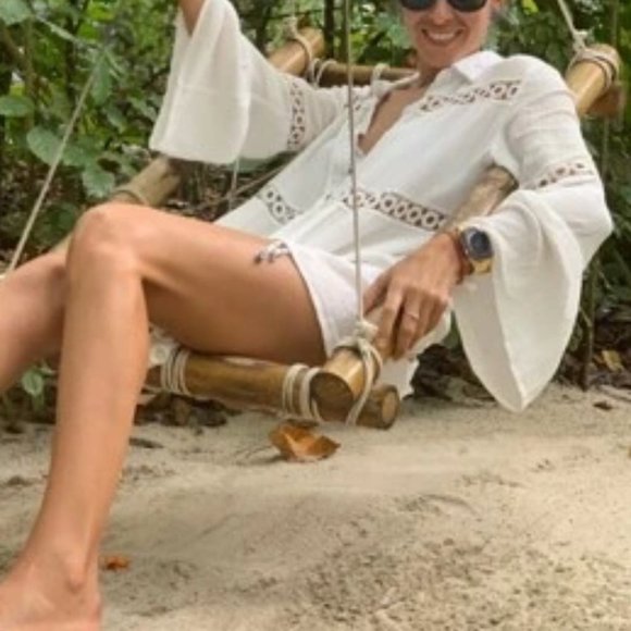 Bell Sleeve Layered Cover Up - Picture 3 of 12